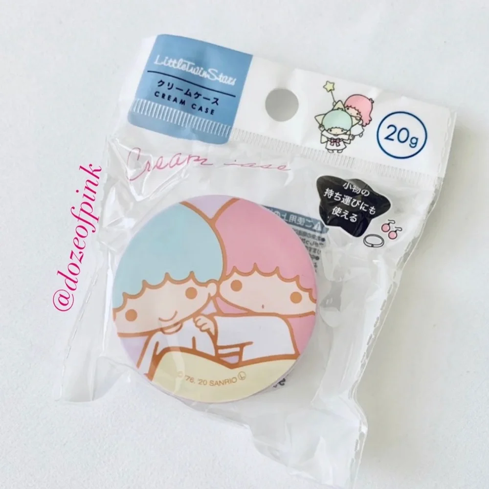 Little twin stars kiki & lala cream / pill case